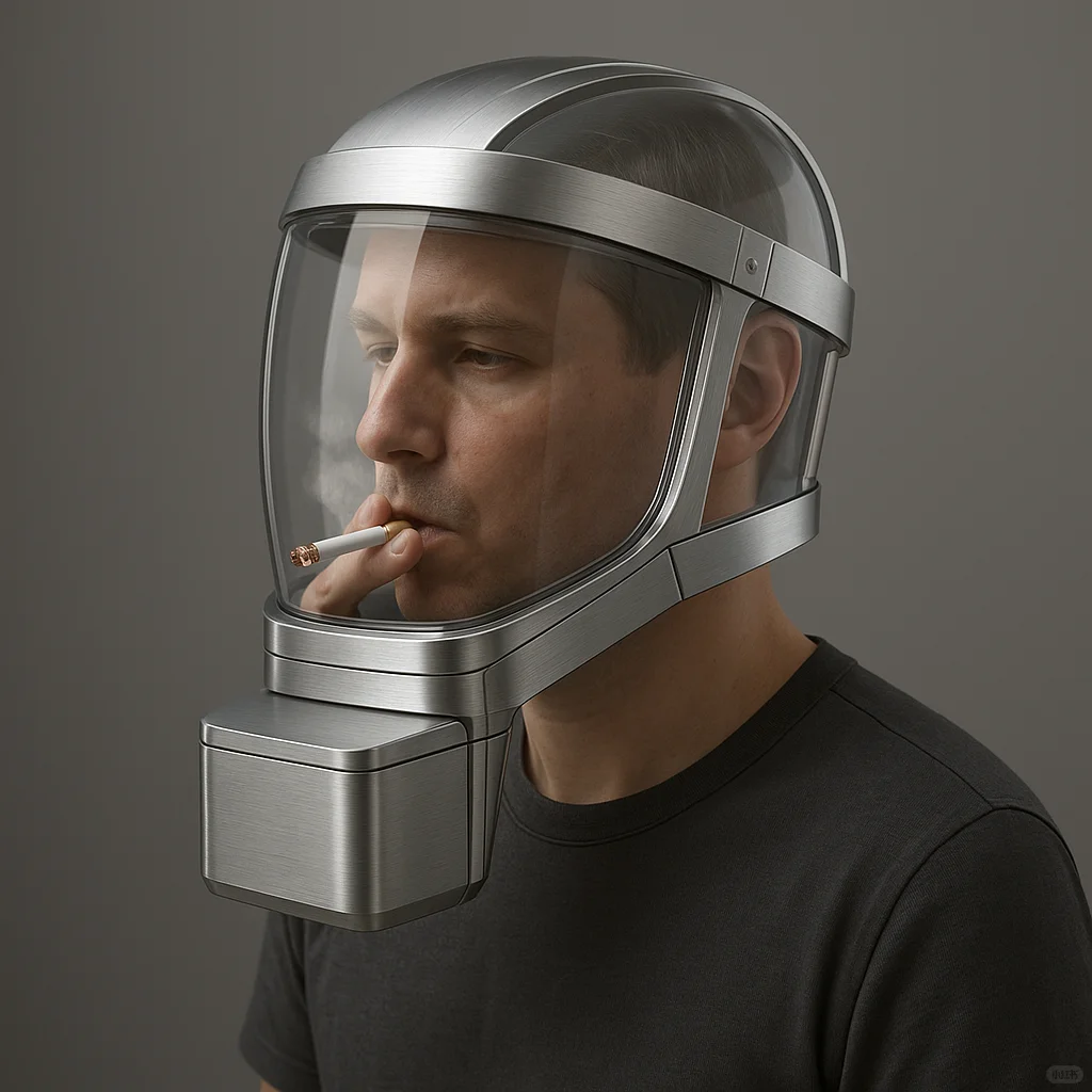 二手烟吸烟者福音，这是什么神仙创意，哈哈哈