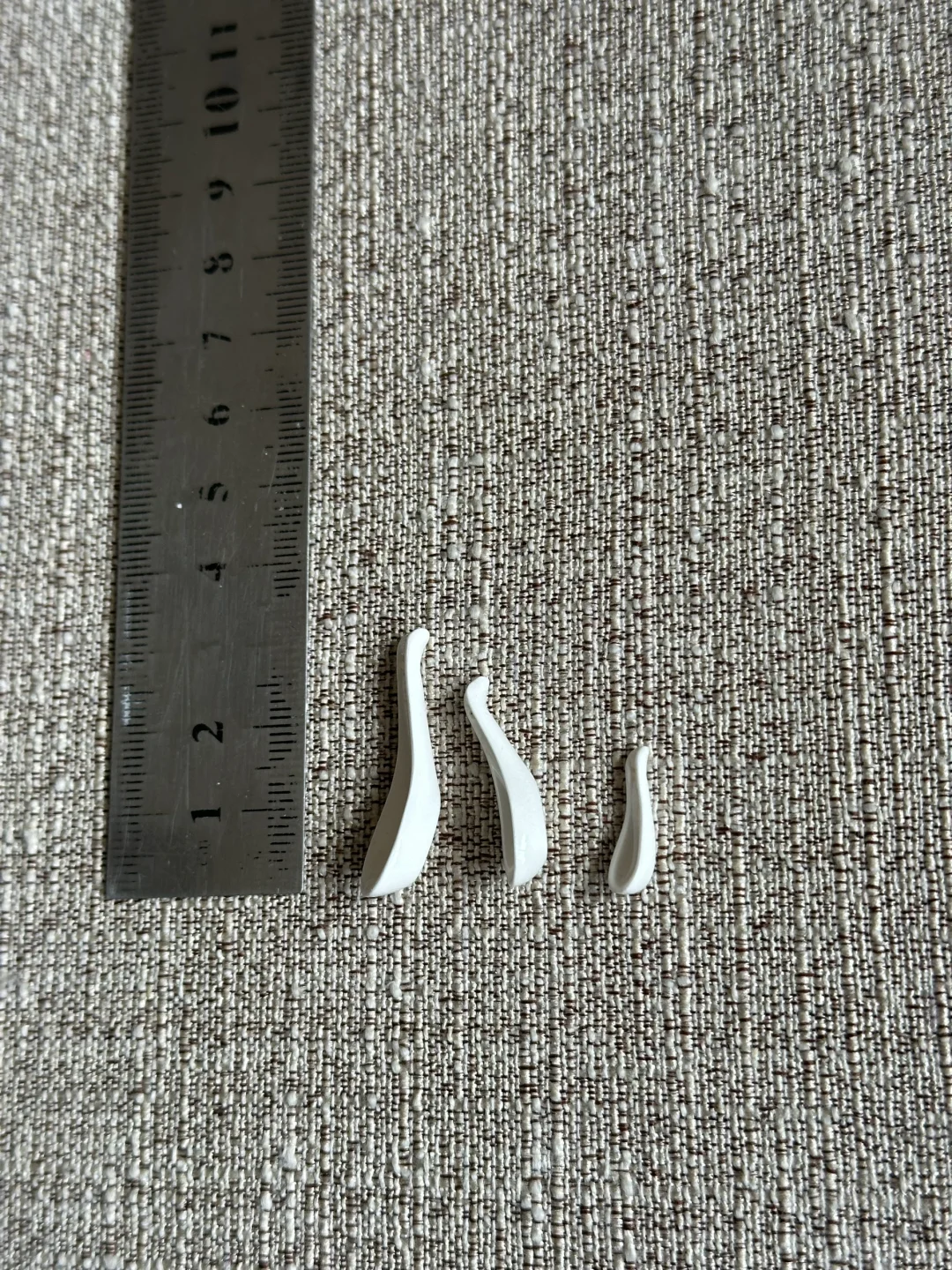 【微缩】陶瓷小勺 3尺寸1.6cm 2.5cm3.1cm