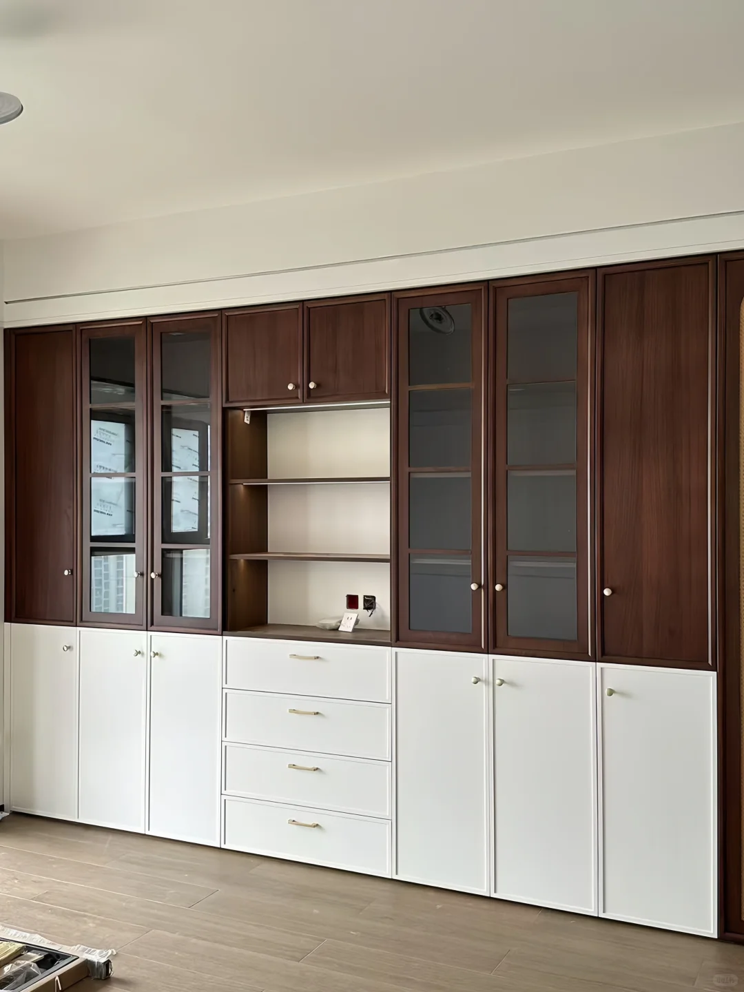 我家的中古风整墙柜?好用到不想换房