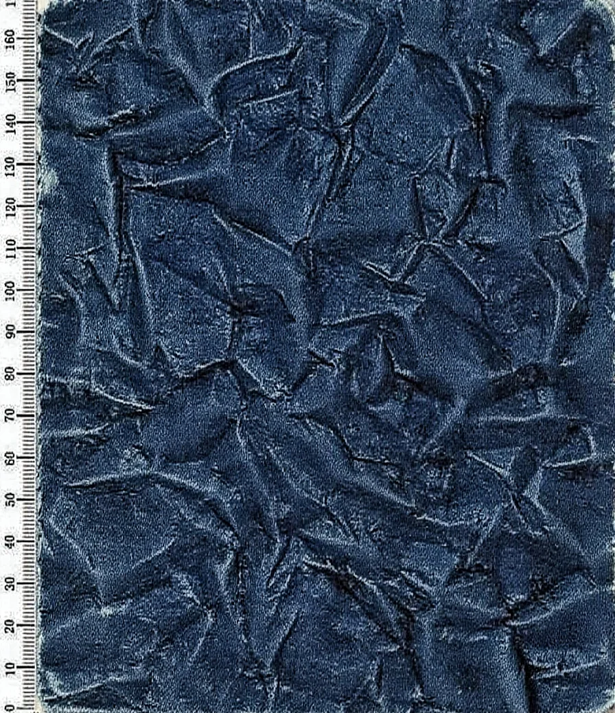 牛仔折皱压花面料你见过多少？设计师灵感！