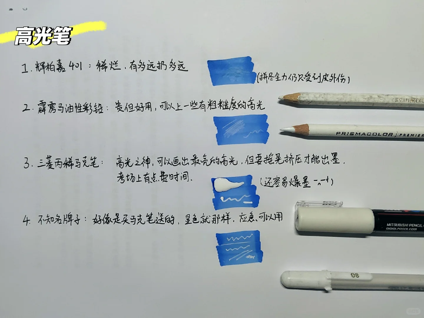 分享一些工业设计考研用笔