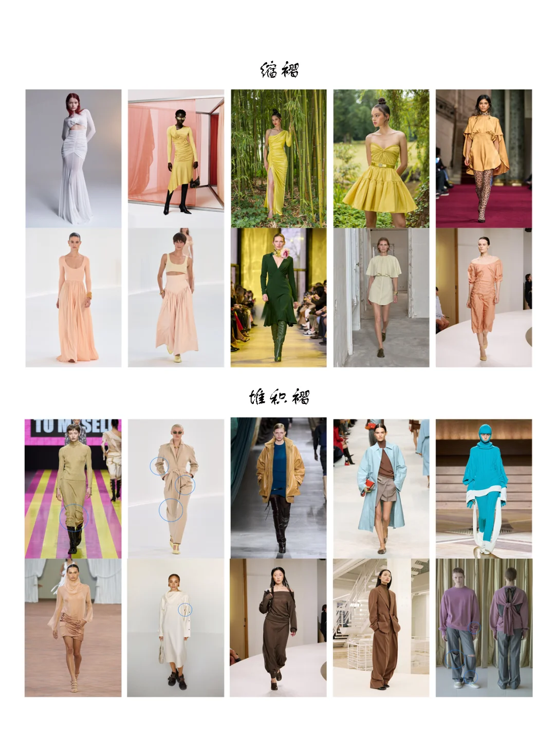 YIXUAN服装手绘款式图第十课｜褶皱的绘制