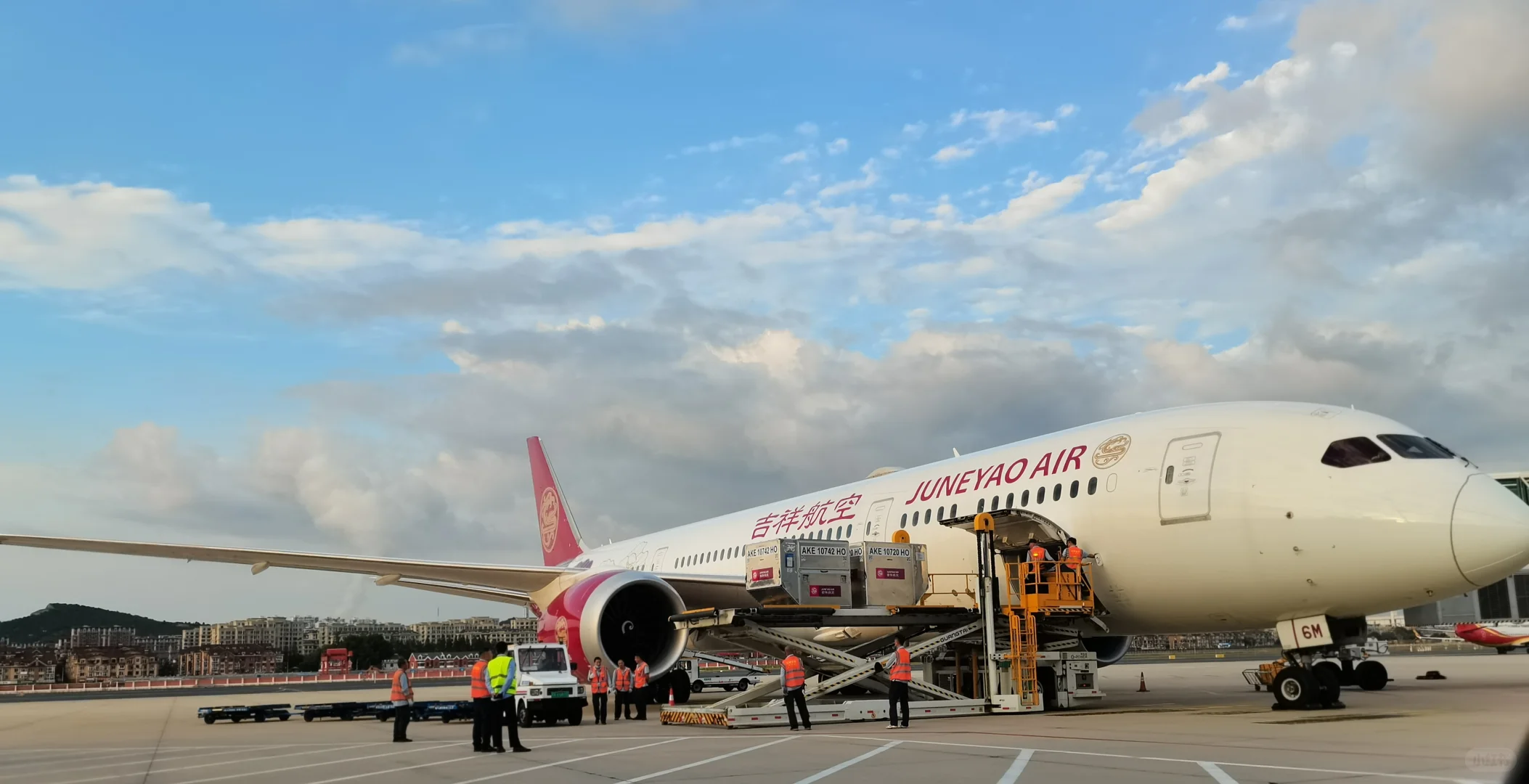 阔别两年吉祥航空789再次现身大连