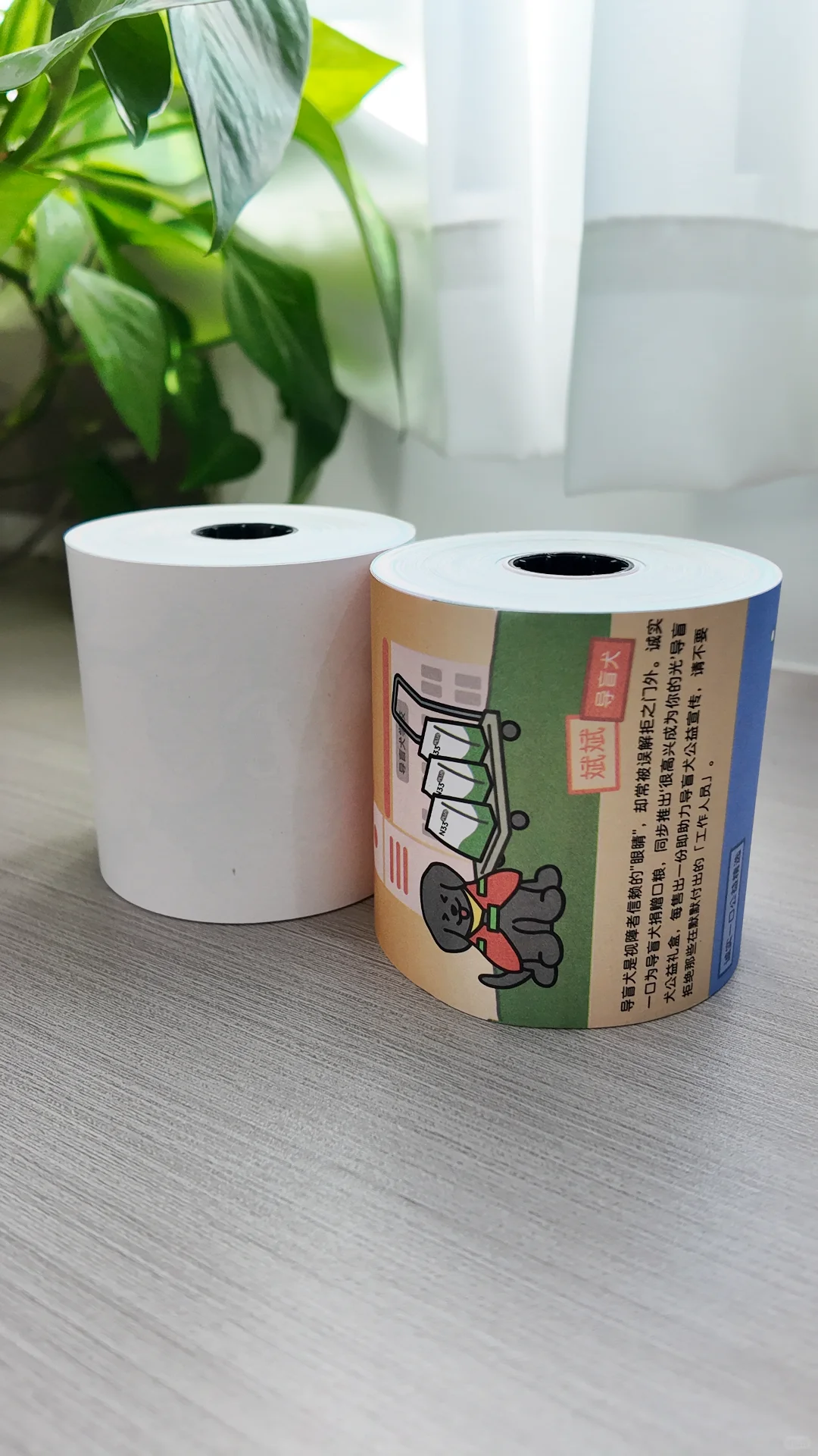 公益宣传小票纸定制