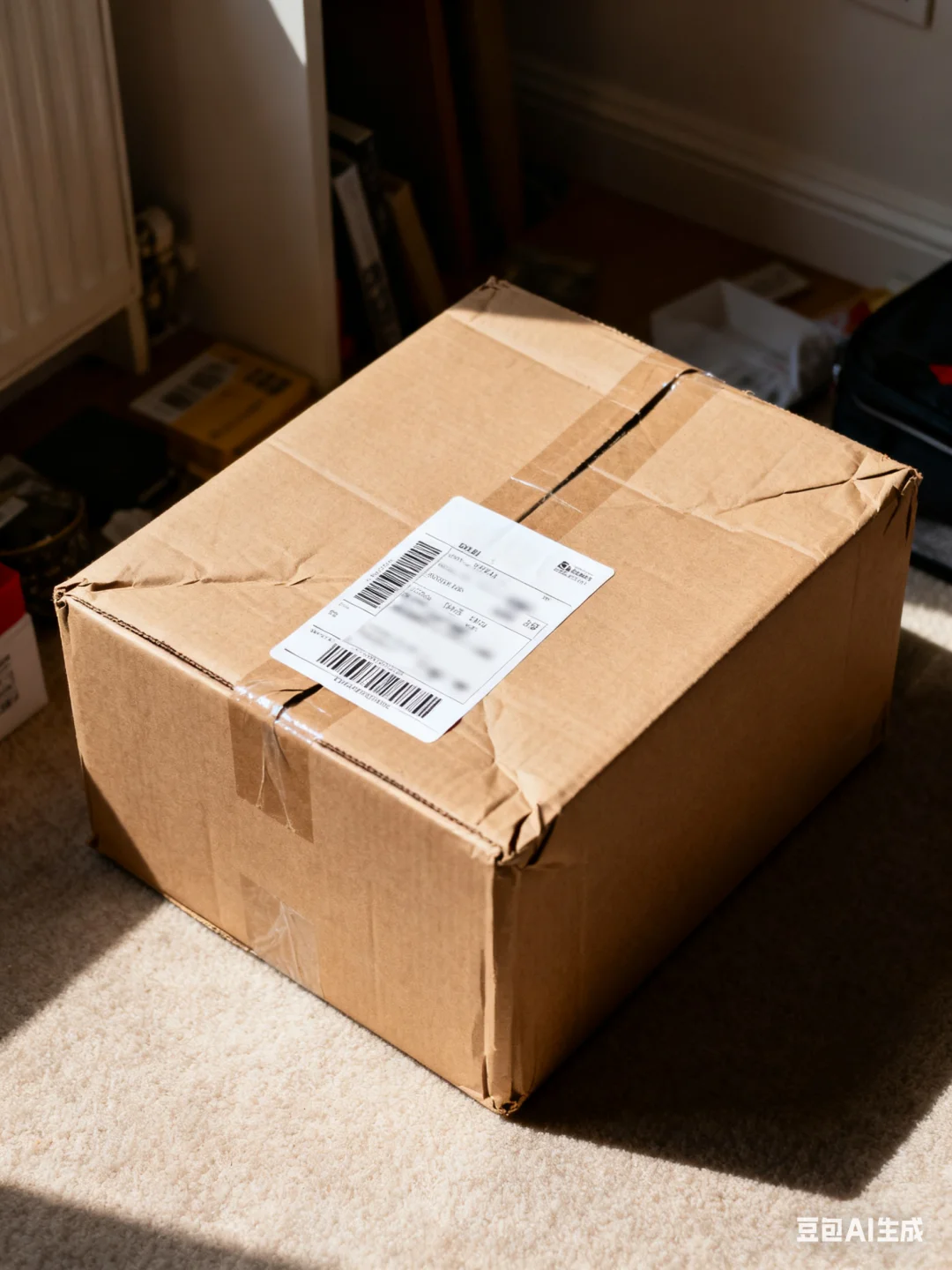 快递单上的文字遇水就没？！