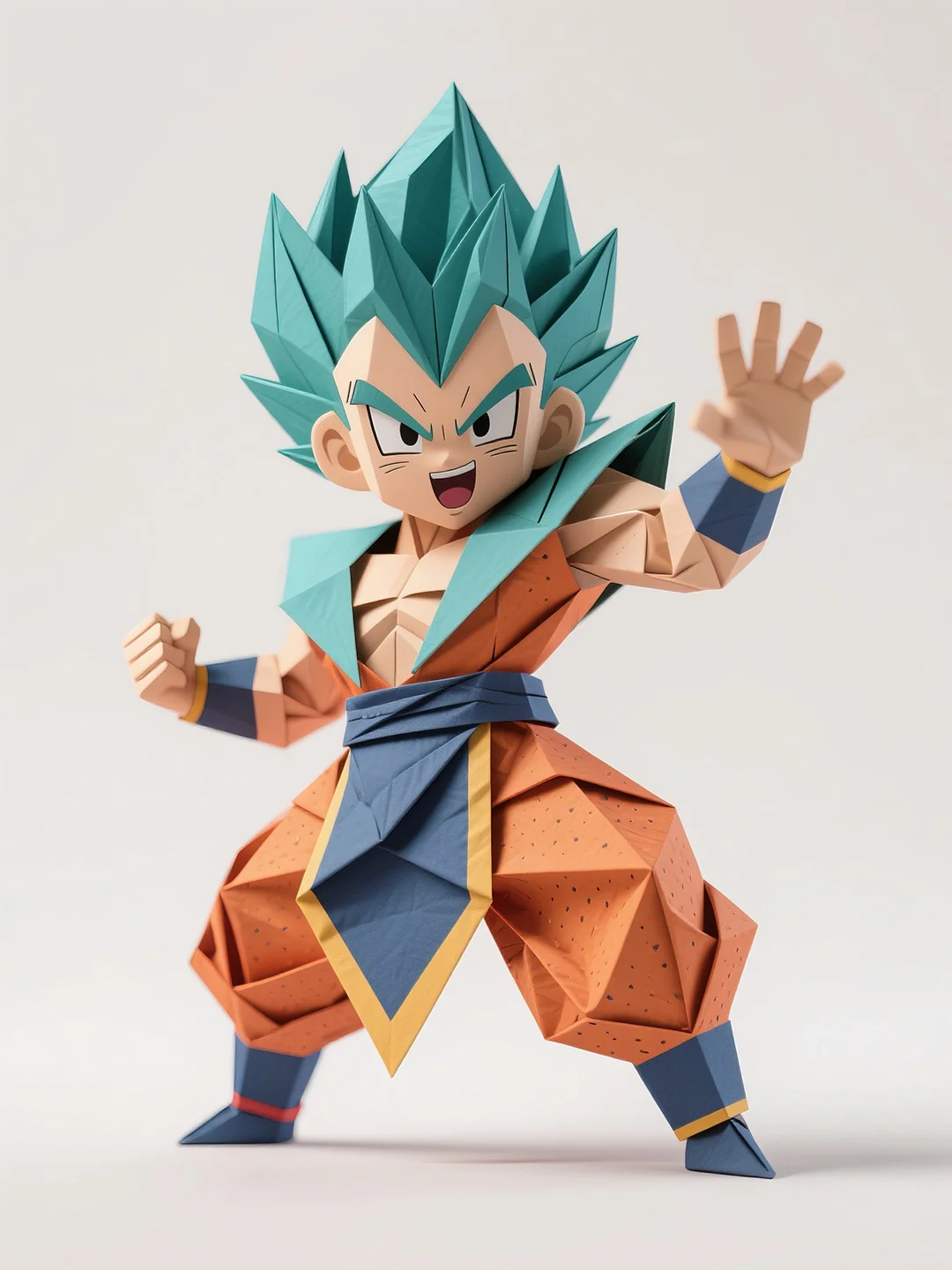 一些折纸风格的动漫人物丨AI绘画丨30集