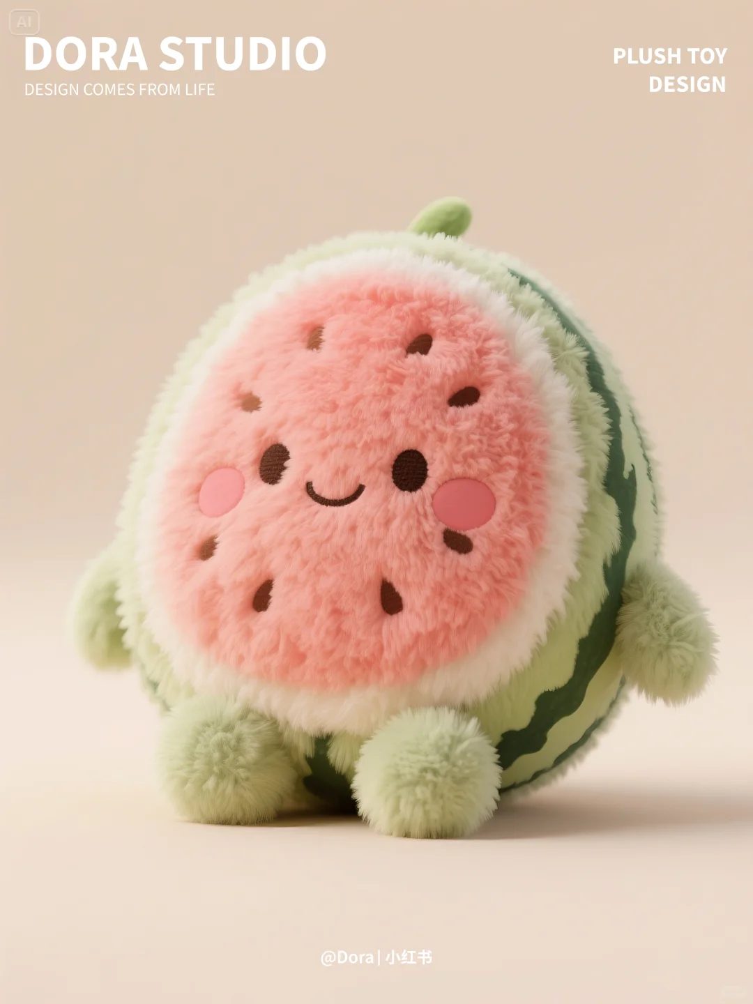 毛绒玩偶设计 | 西瓜玩偶