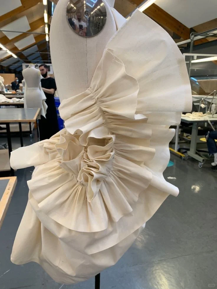 面料改造｜褶皱篇｜抽褶｜仿生｜灵感