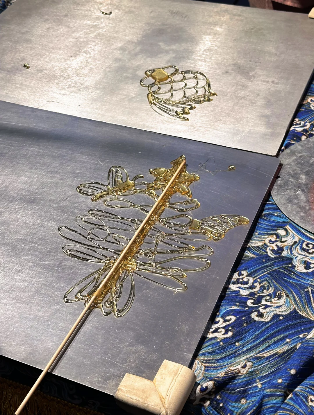 糖画体验 第一次出手就让老板失业