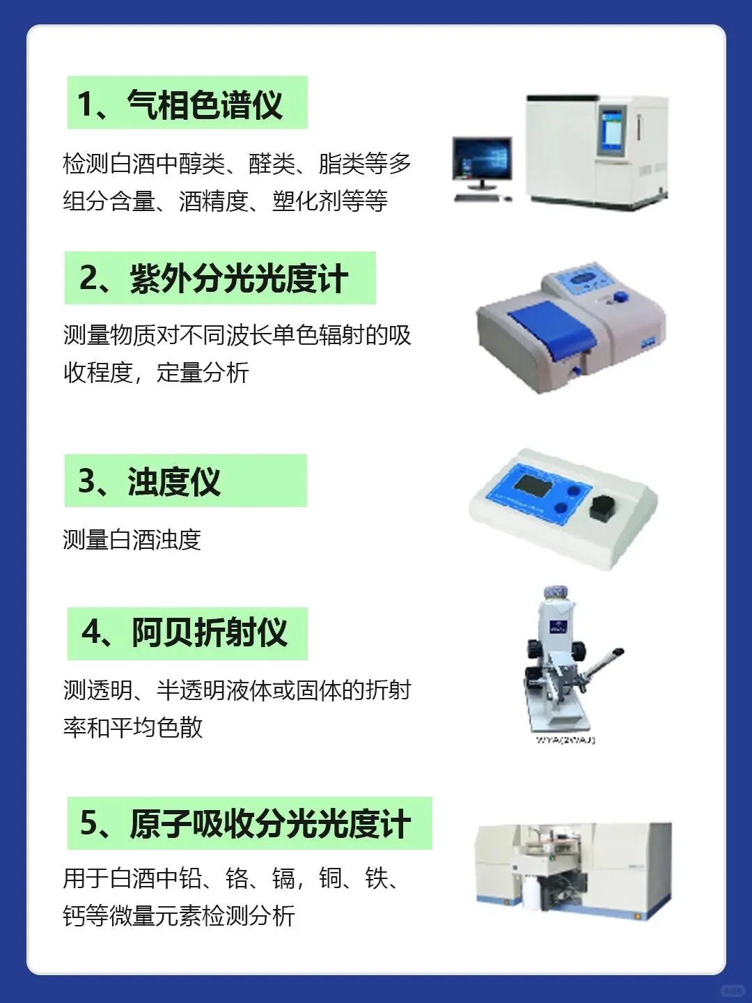 来！测白酒的那些检测仪器！