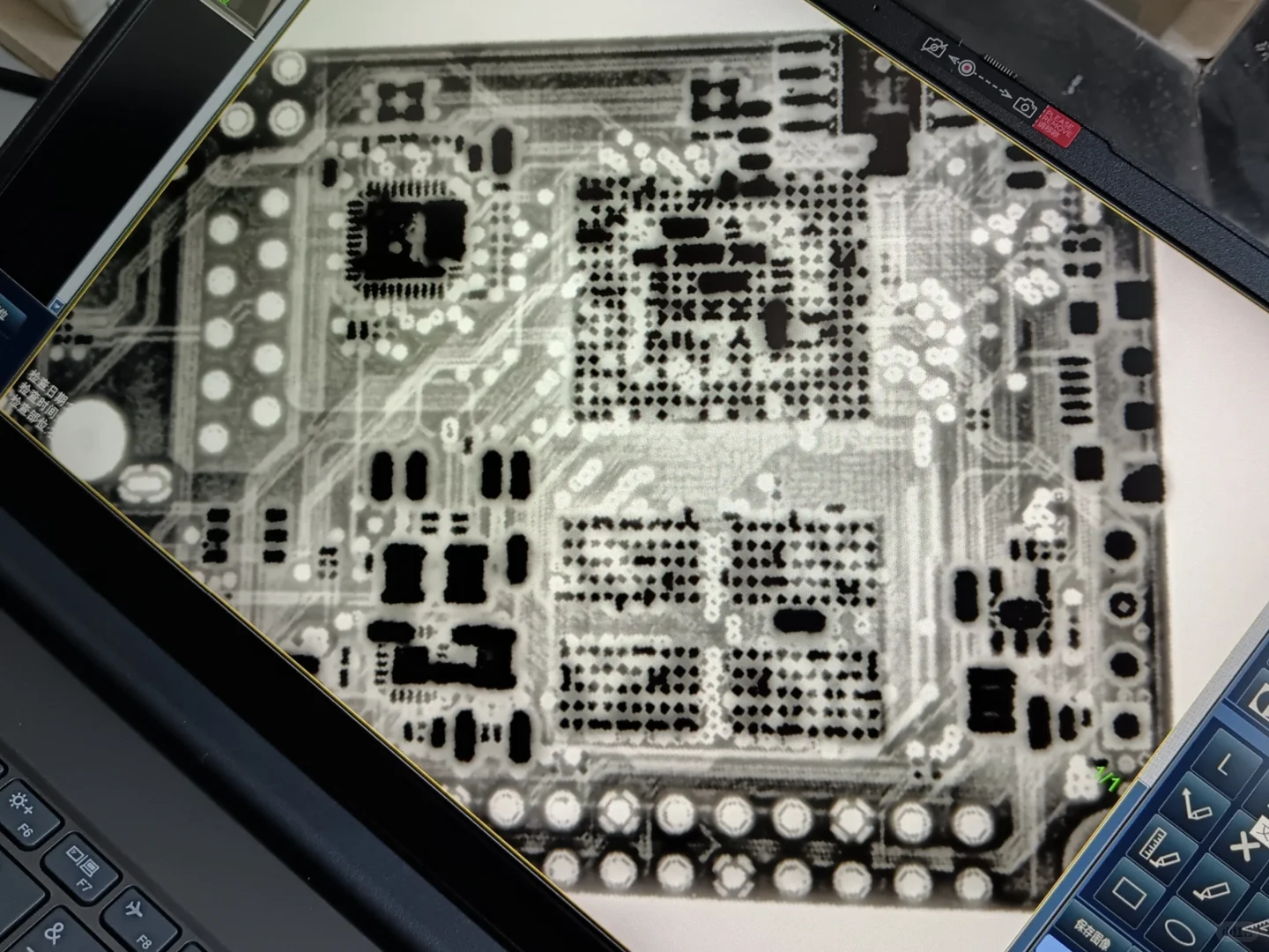 ?X 光检测电路板，效果显而易见