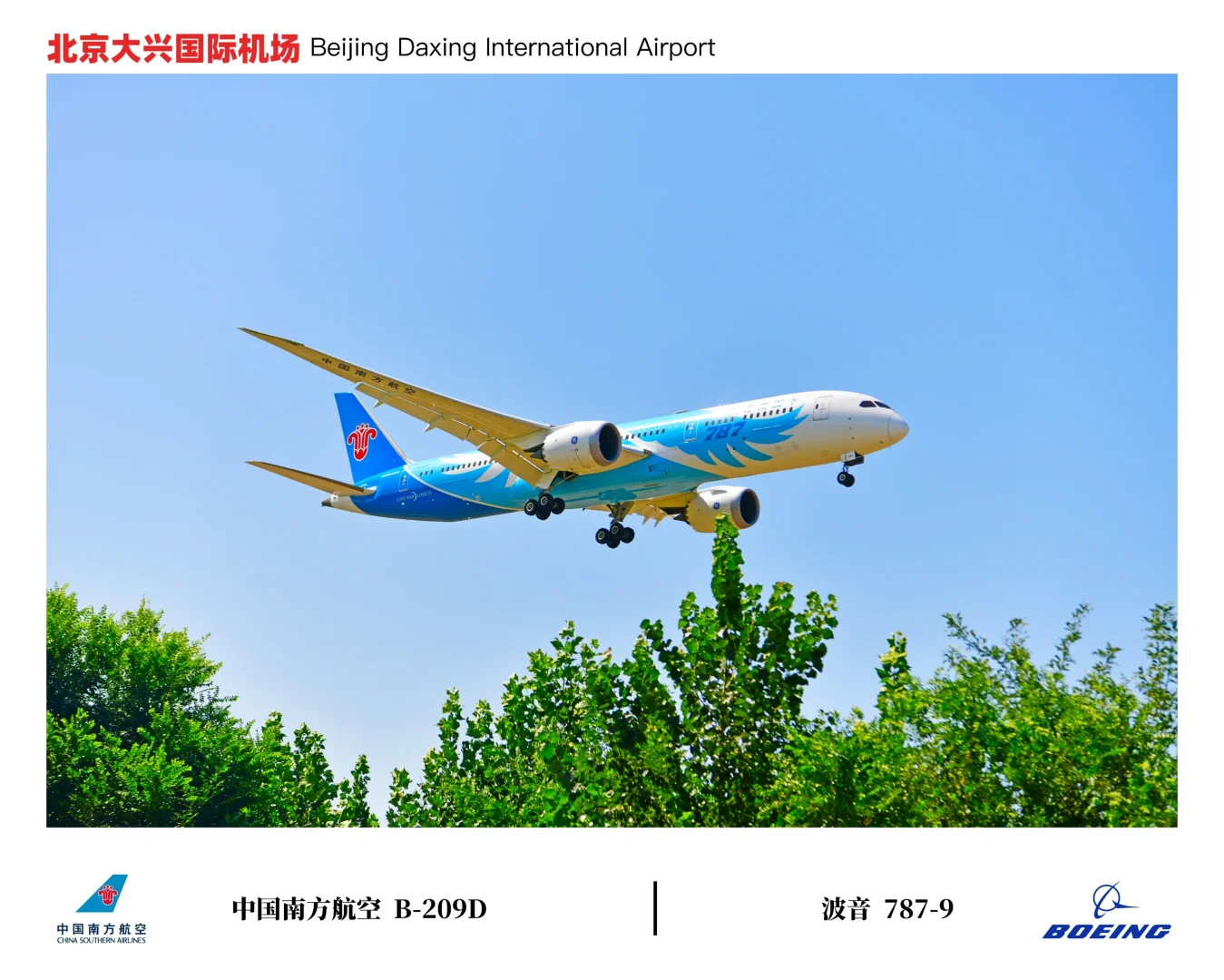 欢迎乘坐波音787梦想客机