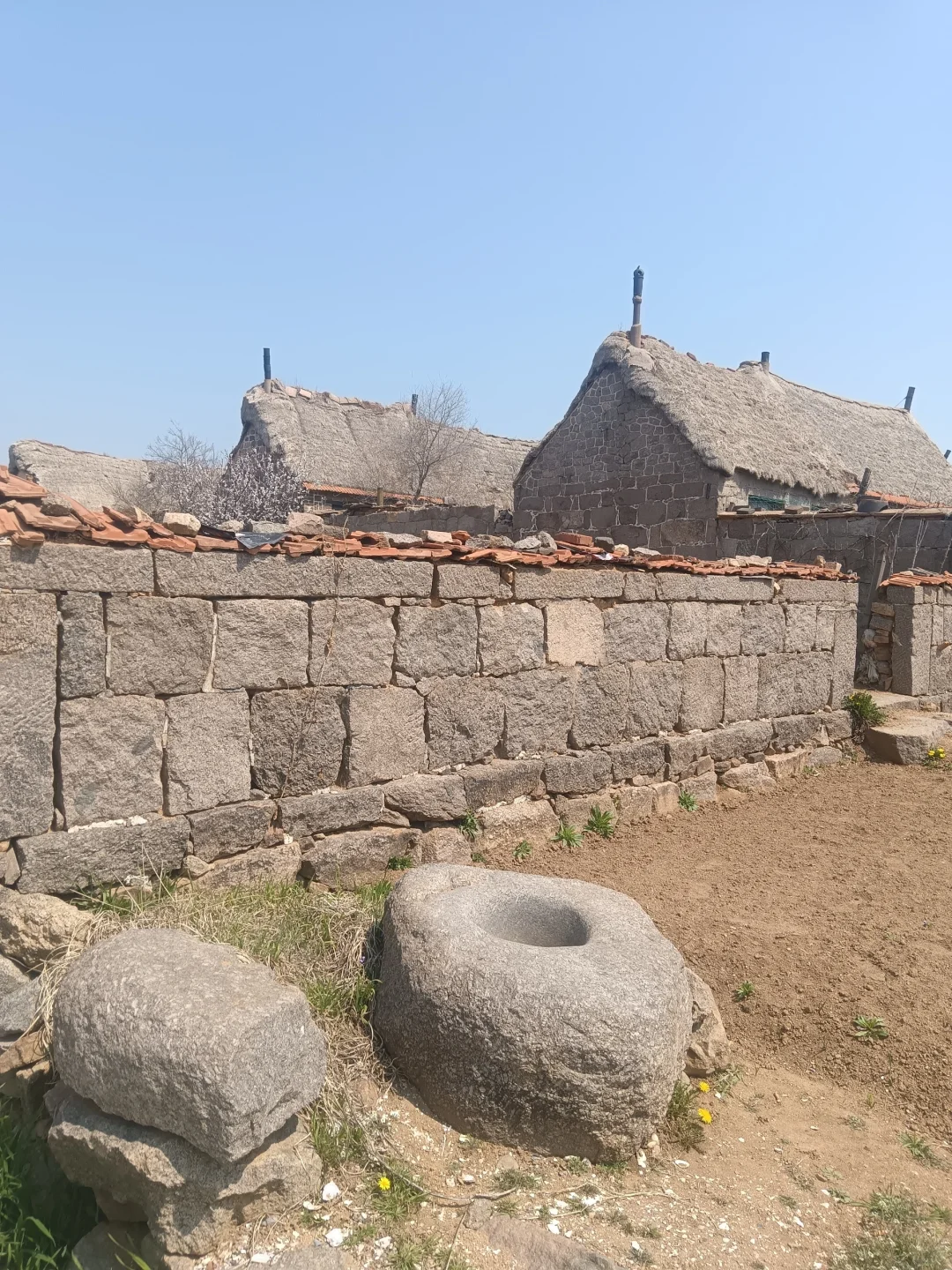 山东古村落（123-3）海草村街一角‖柳树集