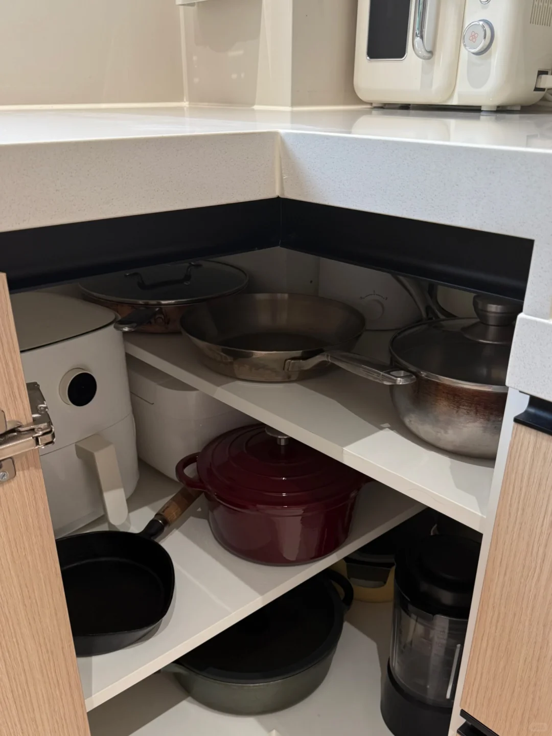 转角错层柜的极限尺寸，整明白了❗️