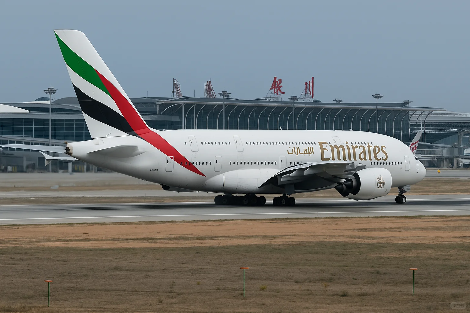 银川河东机场高光时刻,宽体机云集