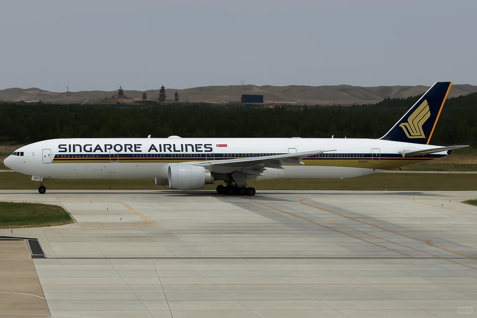 银川河东机场高光时刻,宽体机云集