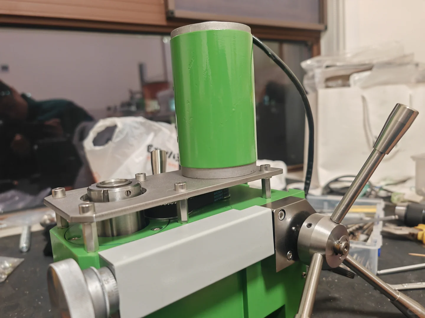 一台废旧铣床的新生