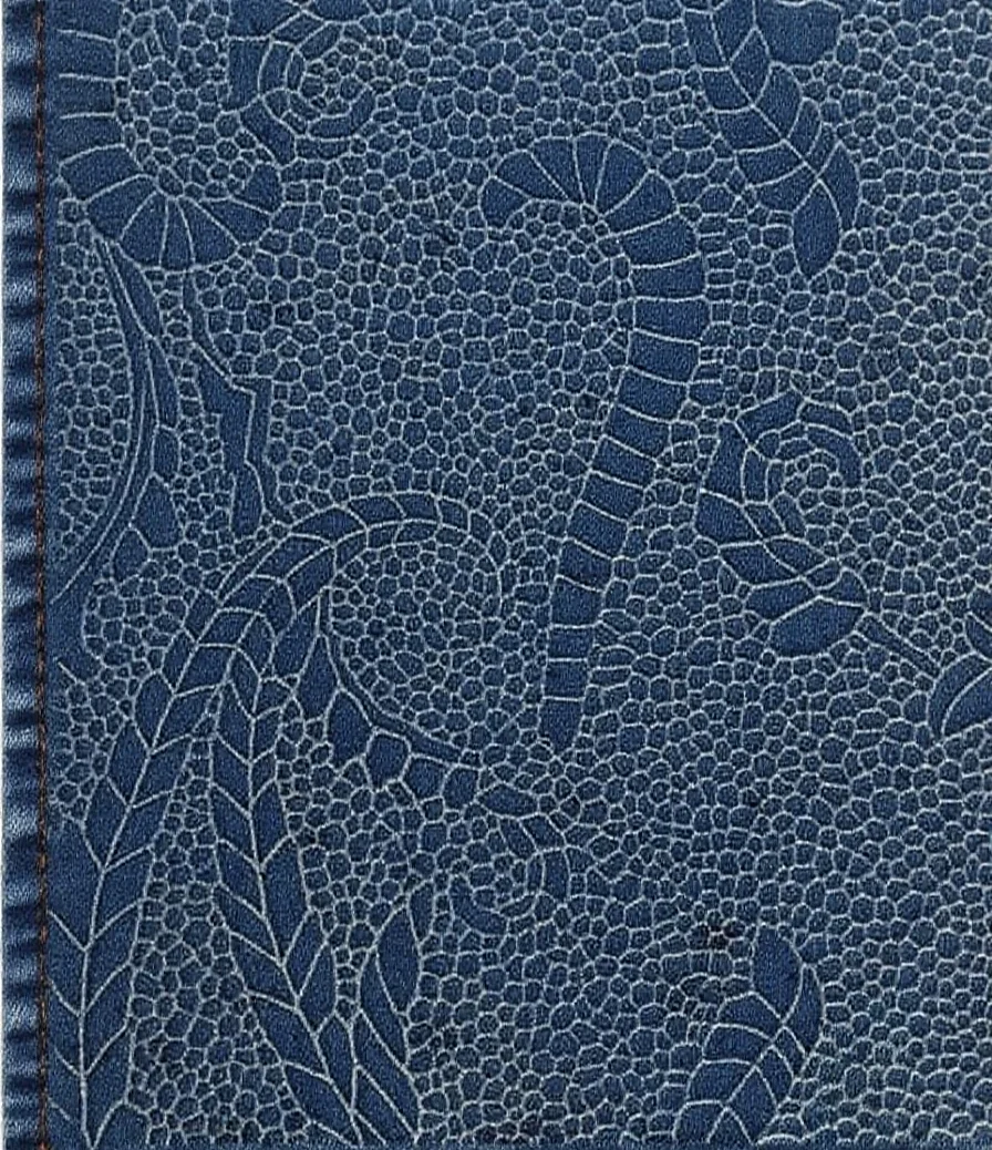 牛仔折皱压花面料你见过多少？设计师灵感！