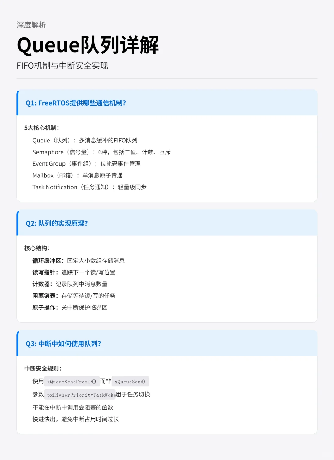 FreeRTOS任务通信|5大机制+10核心问答详解