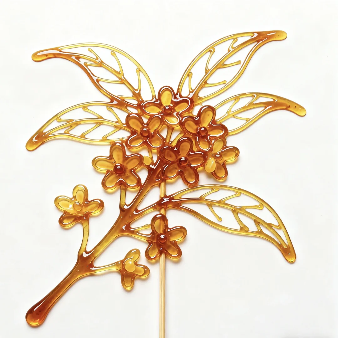 糖画师傅手一抖，开出花了！