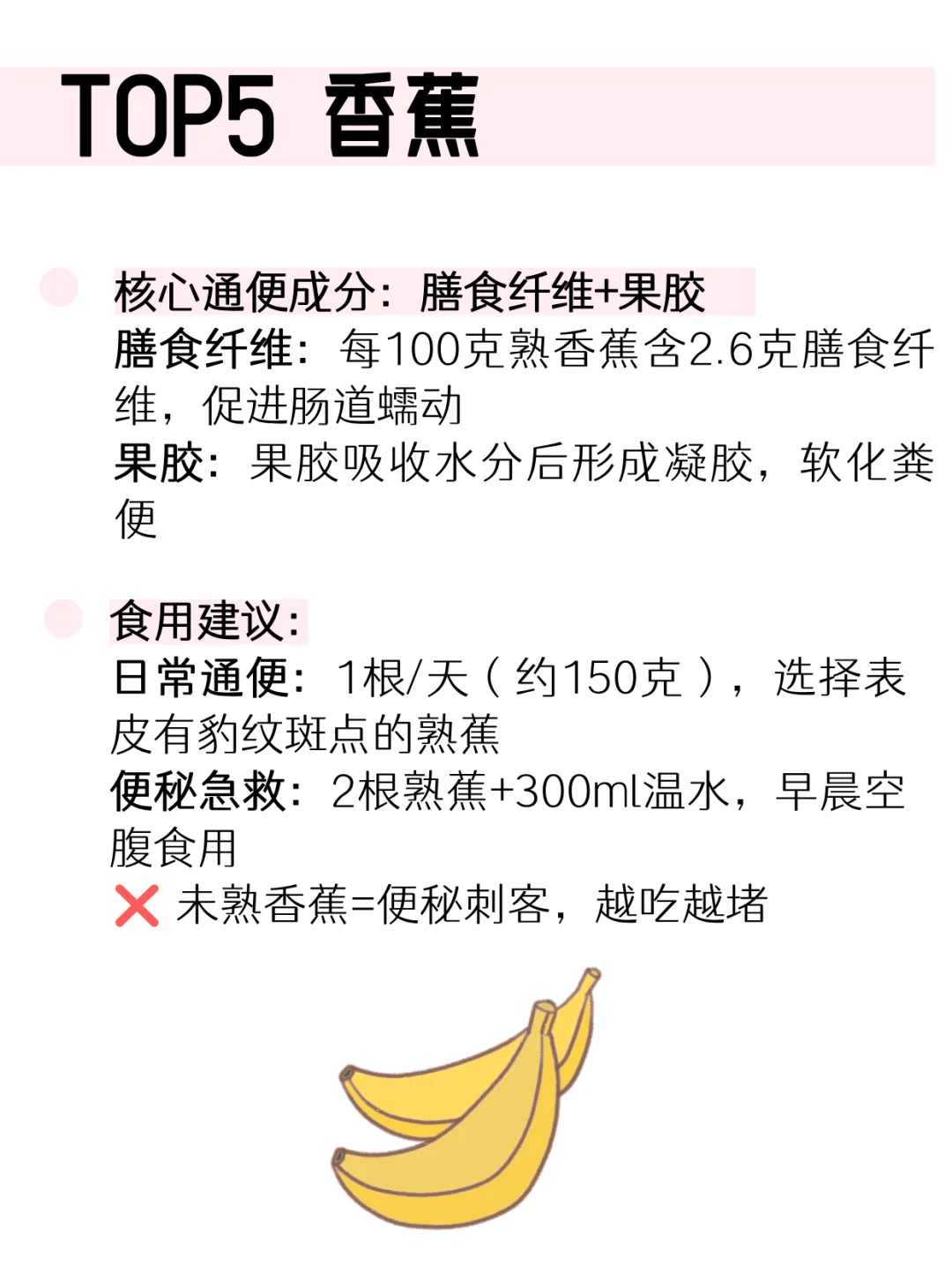 让你可以痛快拉?的5种水果，香蕉仅排第5