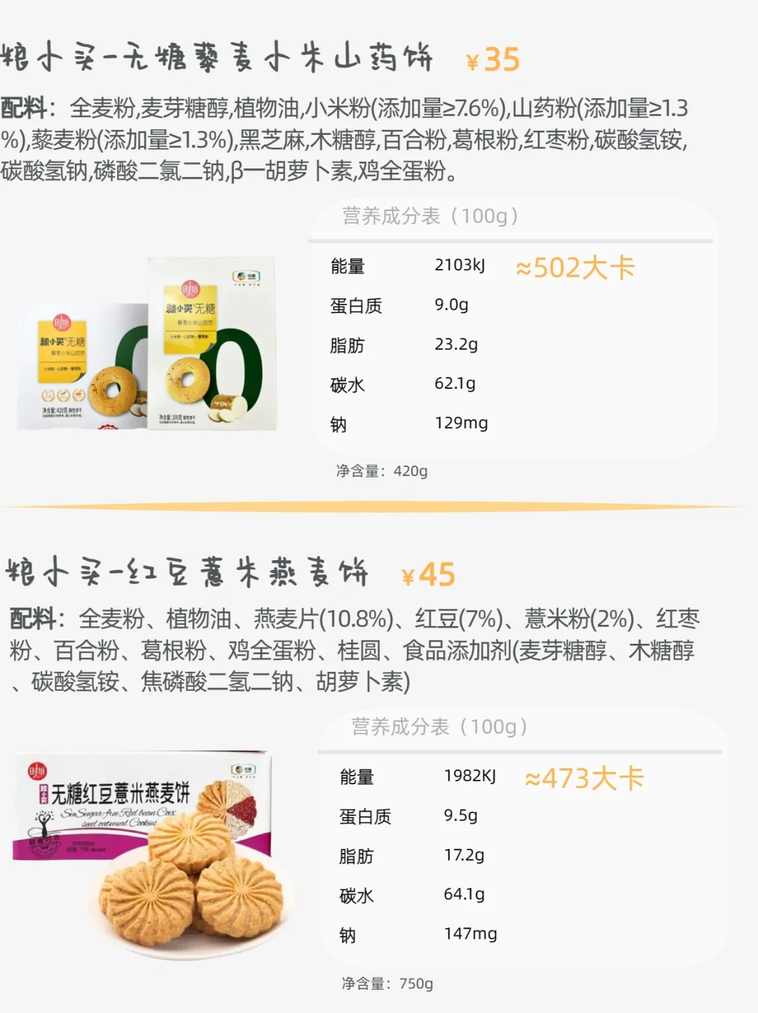 粗粮饼干真好、低卡无蔗糖（2期）?