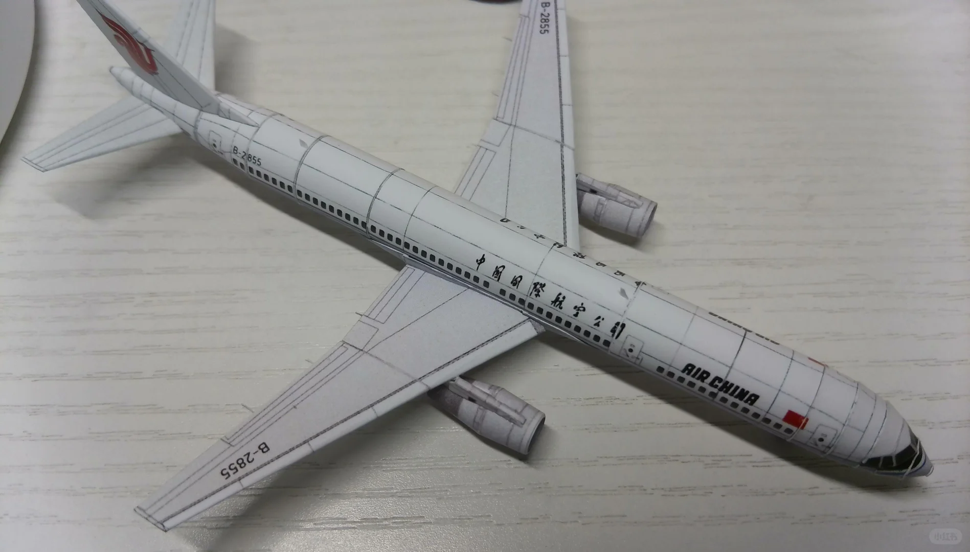 【纸模】国航757-200，B-2855