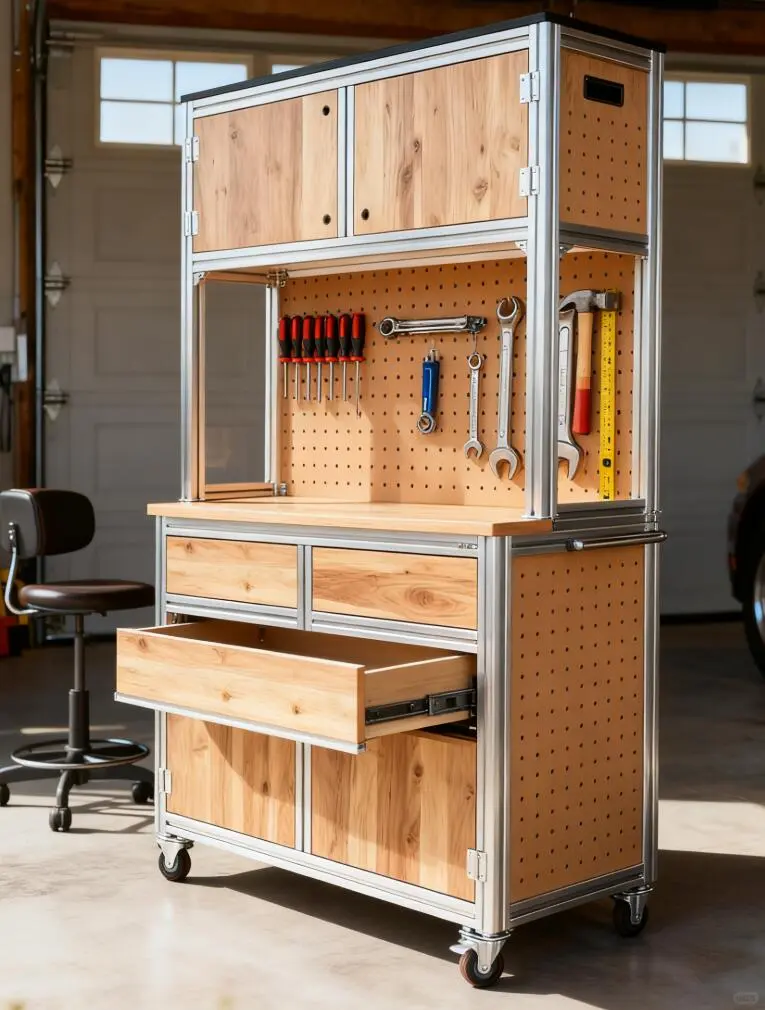 ?工具控狂喜！这工具柜秒变工业风实验室