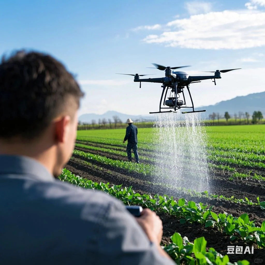 无人机春耕