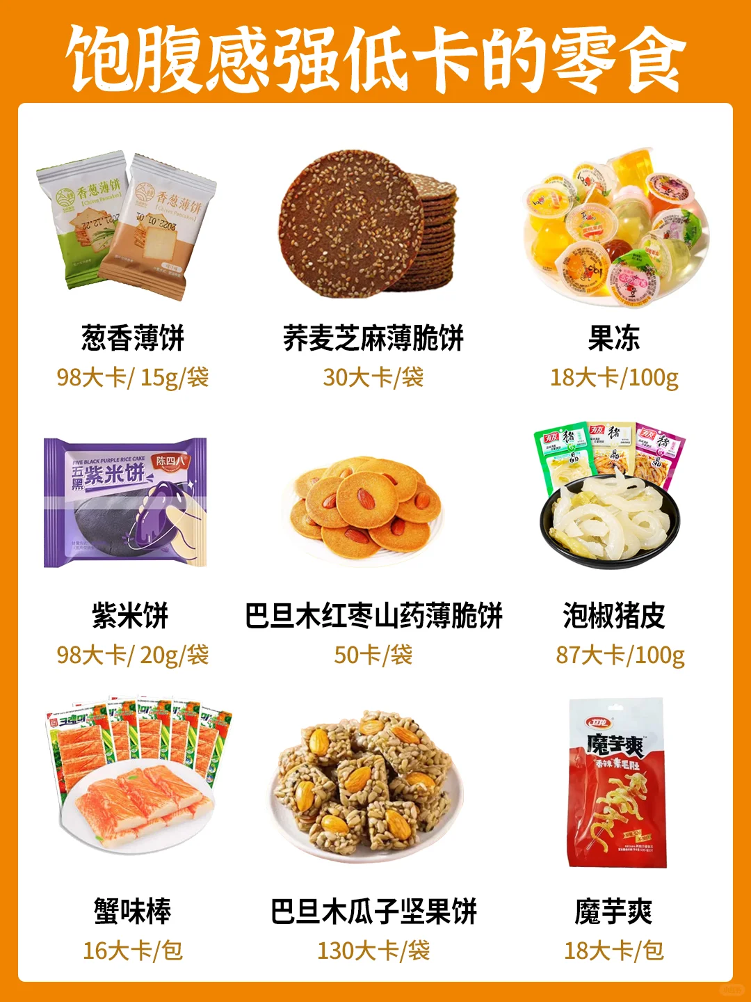 无法拒绝|饱腹感超强的低卡零食~