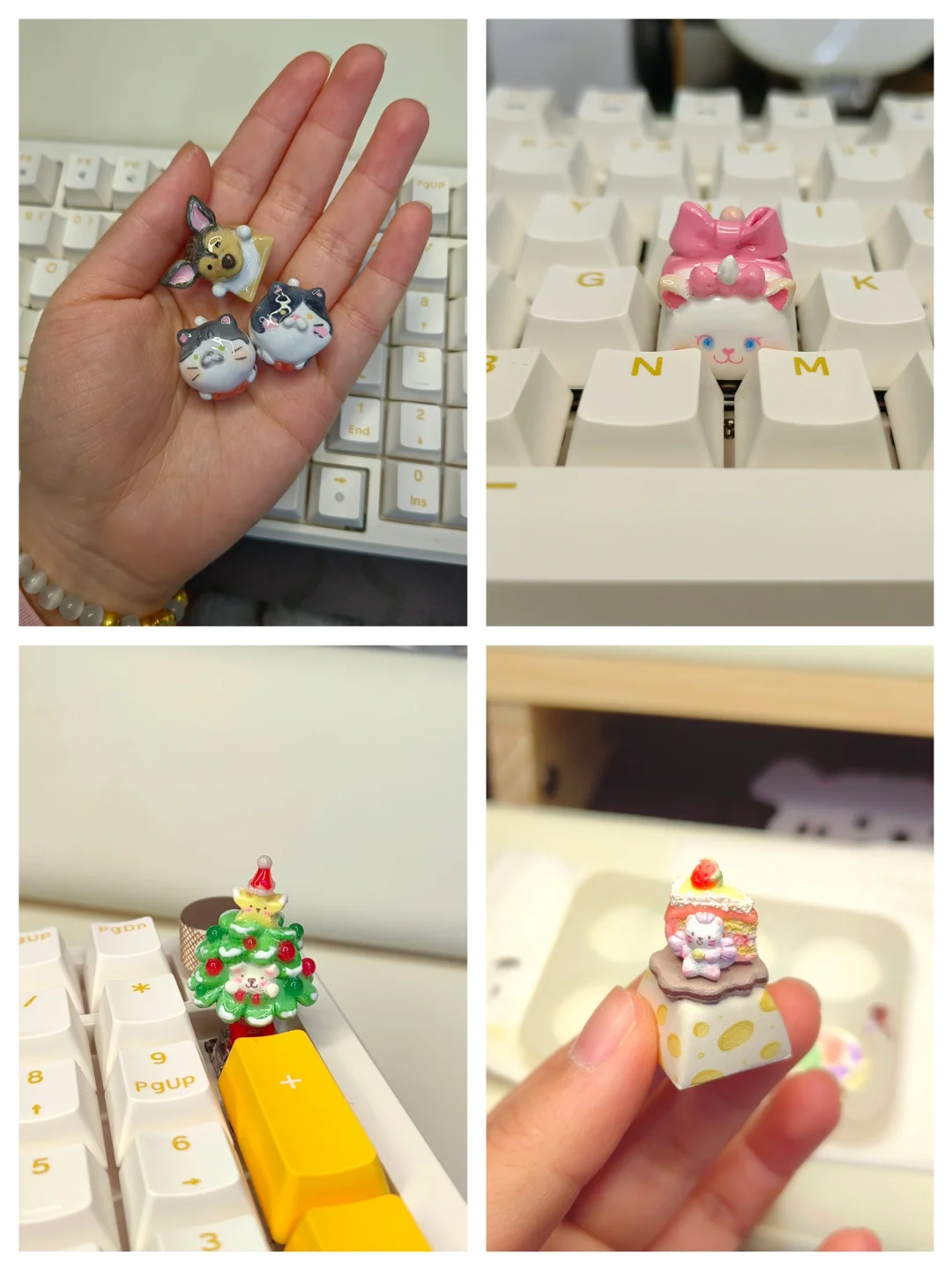 两包石塑粘土可以捏几个键帽？