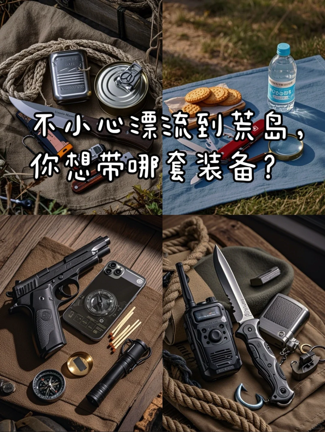 荒岛求生，选择哪套装备生存概率大？