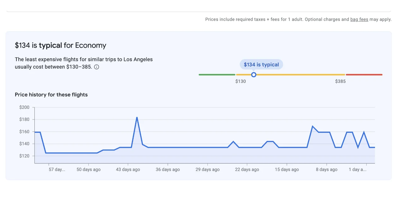 机票搜索第一神器，Google Flight