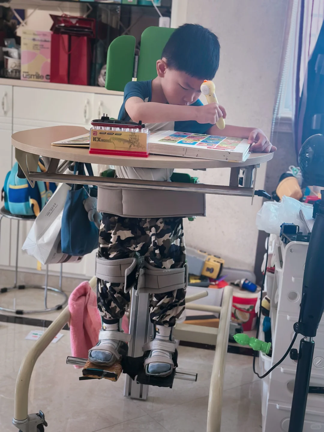 小闪的日常站床训练