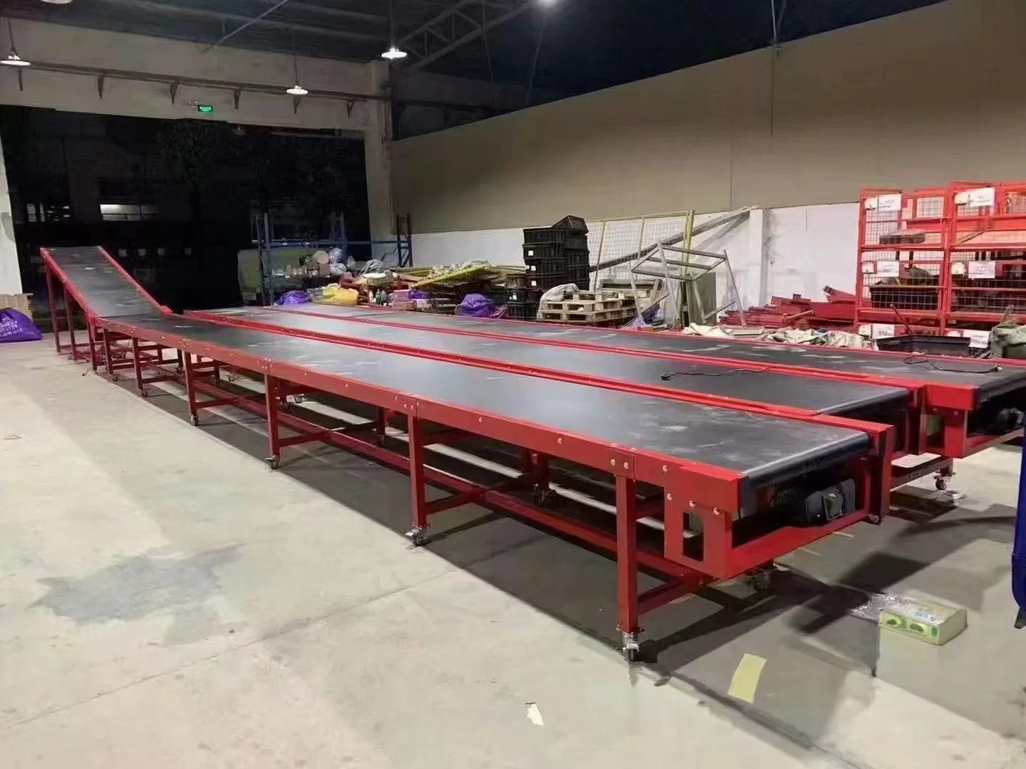 你没见过的皮带运输线！！！