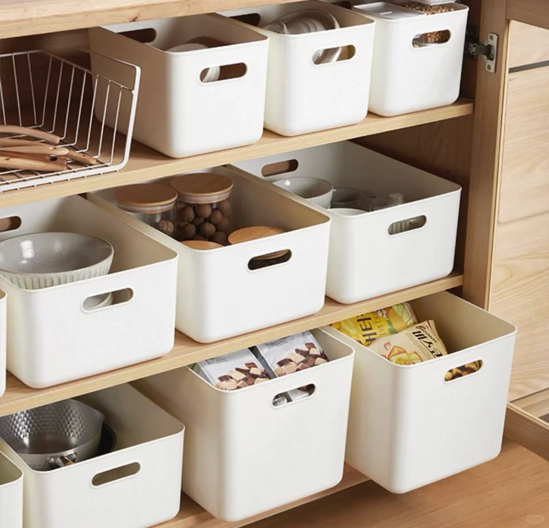 白色收纳盒是魔法吧❗️乱糟糟的家秒变ins风