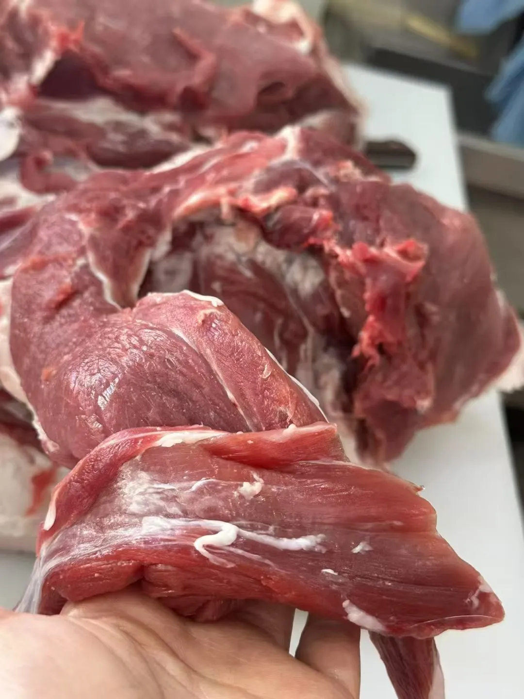 家人们！给你们瞅瞅这新鲜的肉肉！就这色泽