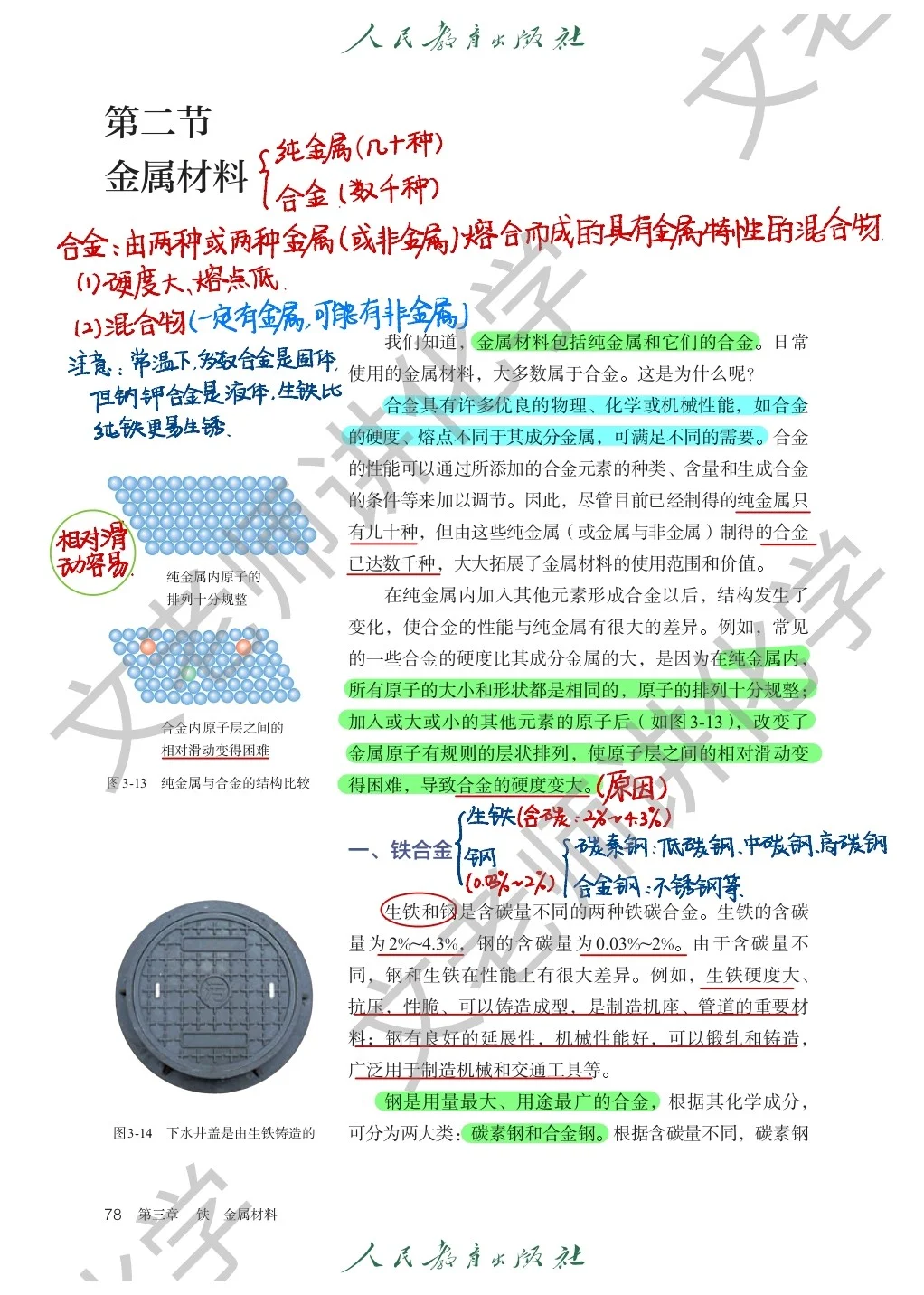 高一化学‖必修一 | 第三章手写笔记②