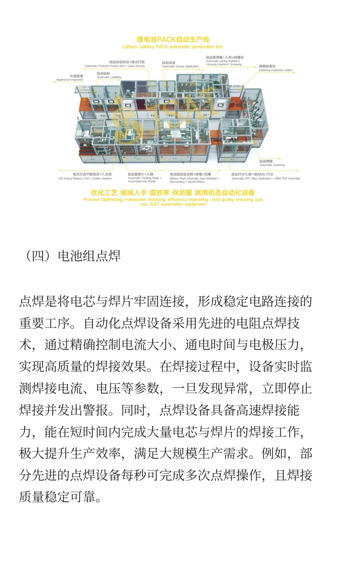 电动工具电池PACK 自动化生产线