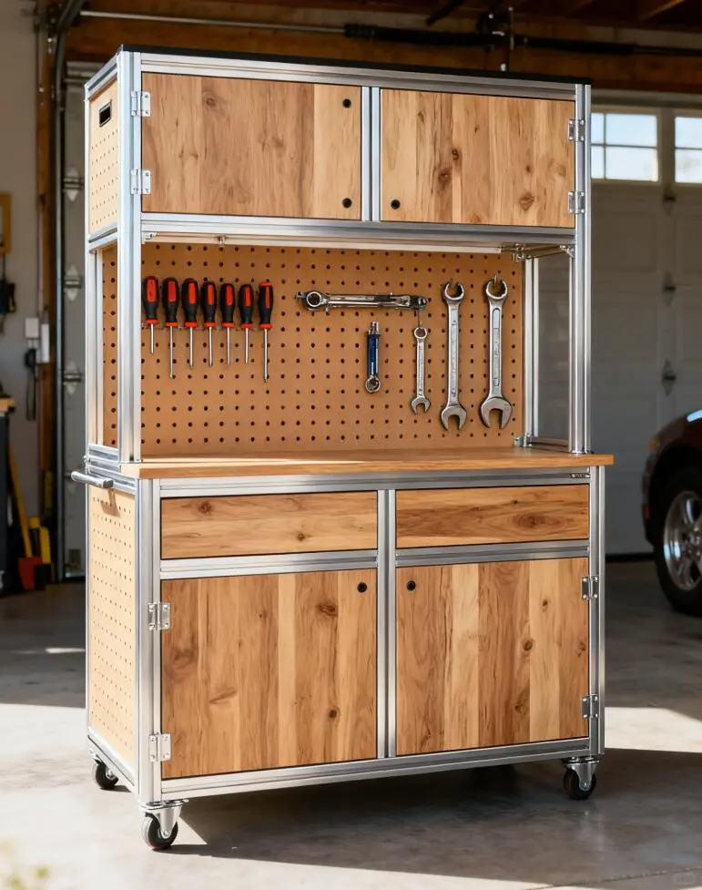 ?工具控狂喜！这工具柜秒变工业风实验室