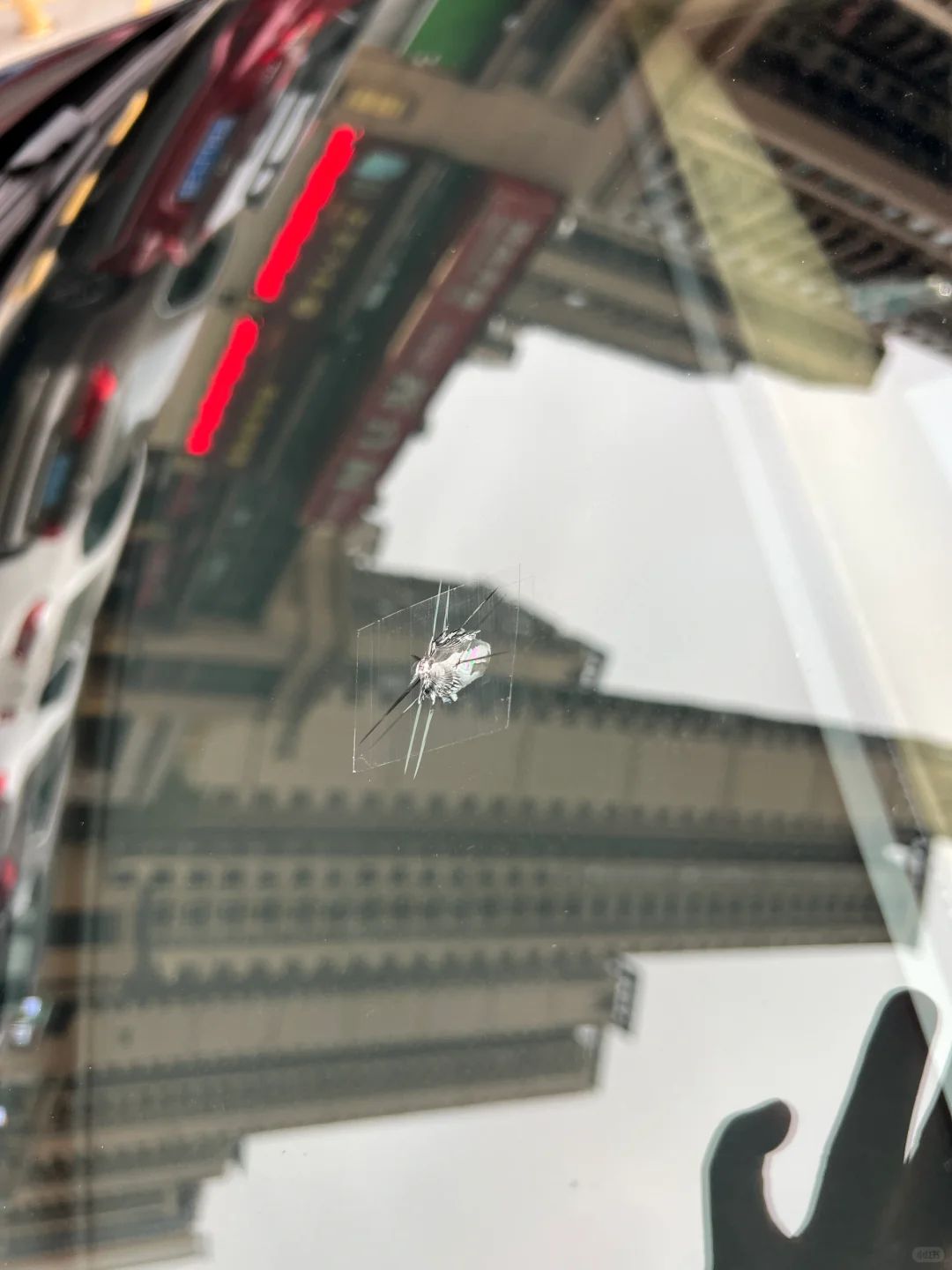 前挡玻璃爆裂该怎么办❕❕❕