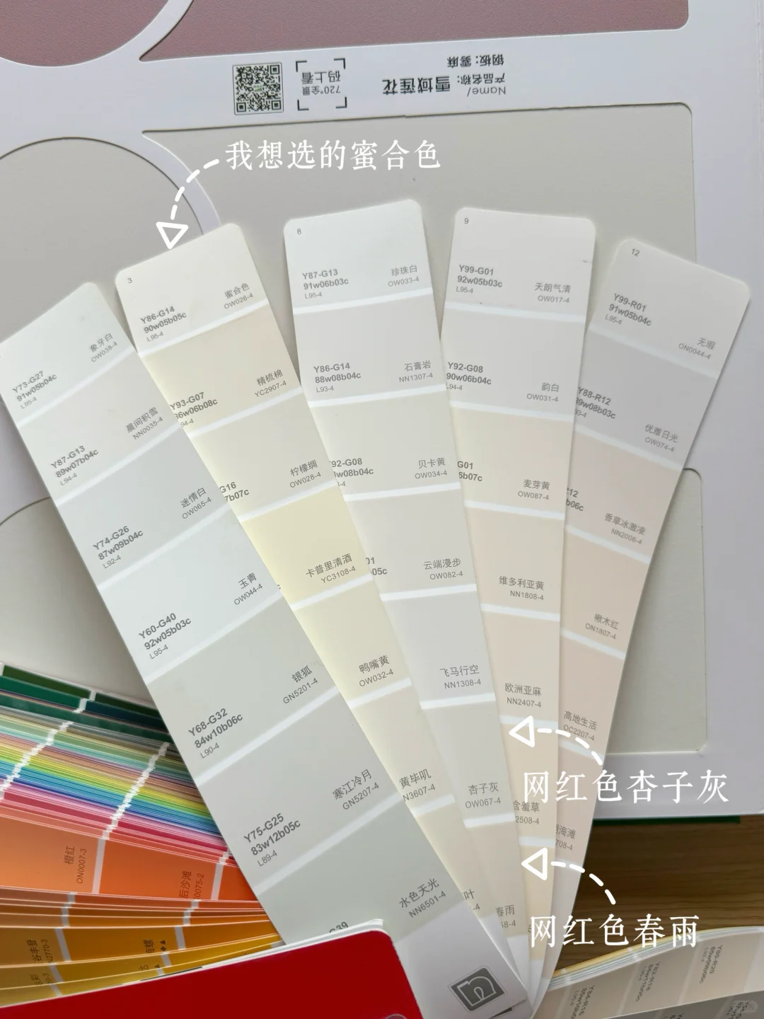 你们想看啥色❓打算买乳胶漆小样回来试色啦❗