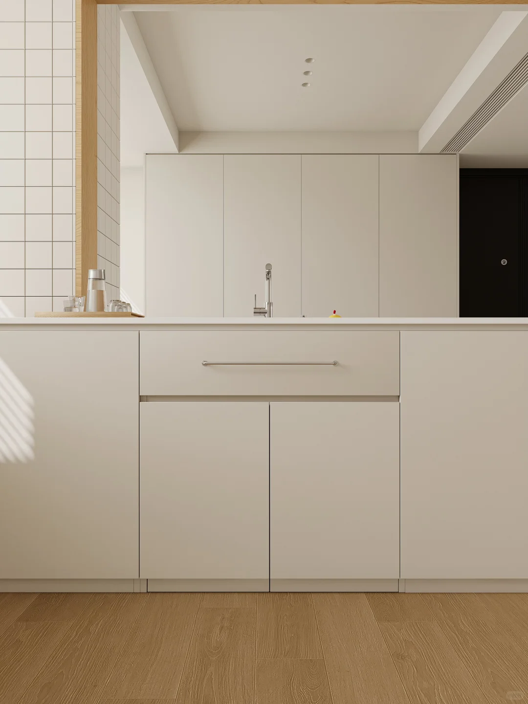 水槽下空间改造｜翻斗柜➕隐藏推车收纳力拉?