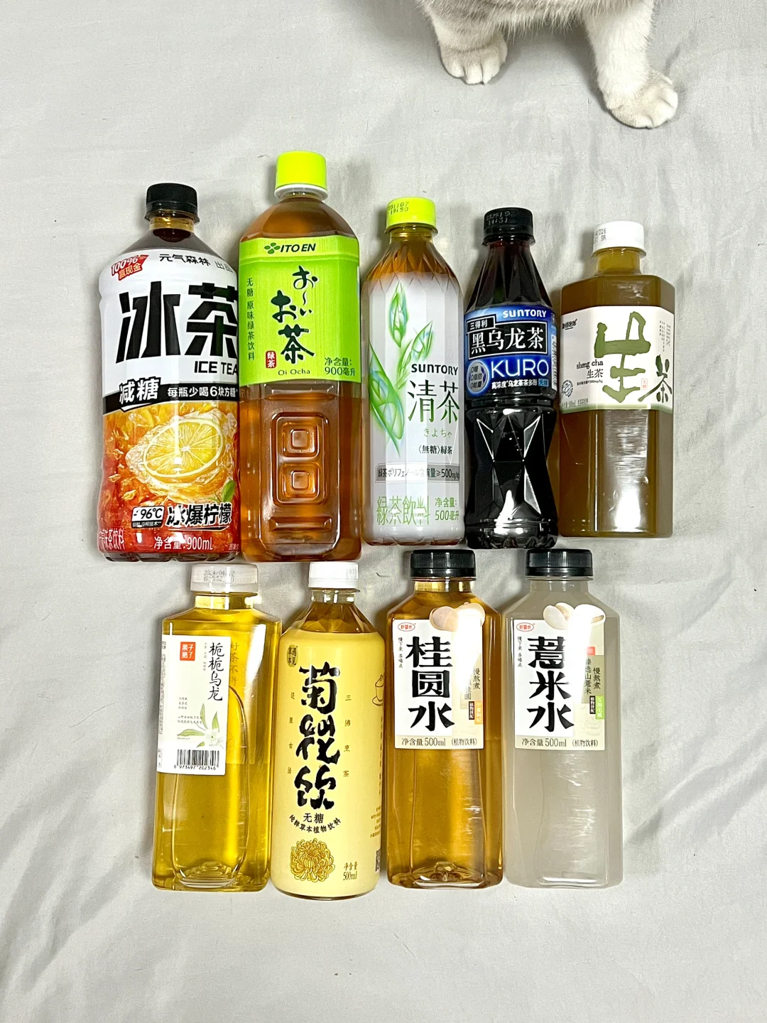 9️⃣款无糖茶测评 减脂人狂喜系列