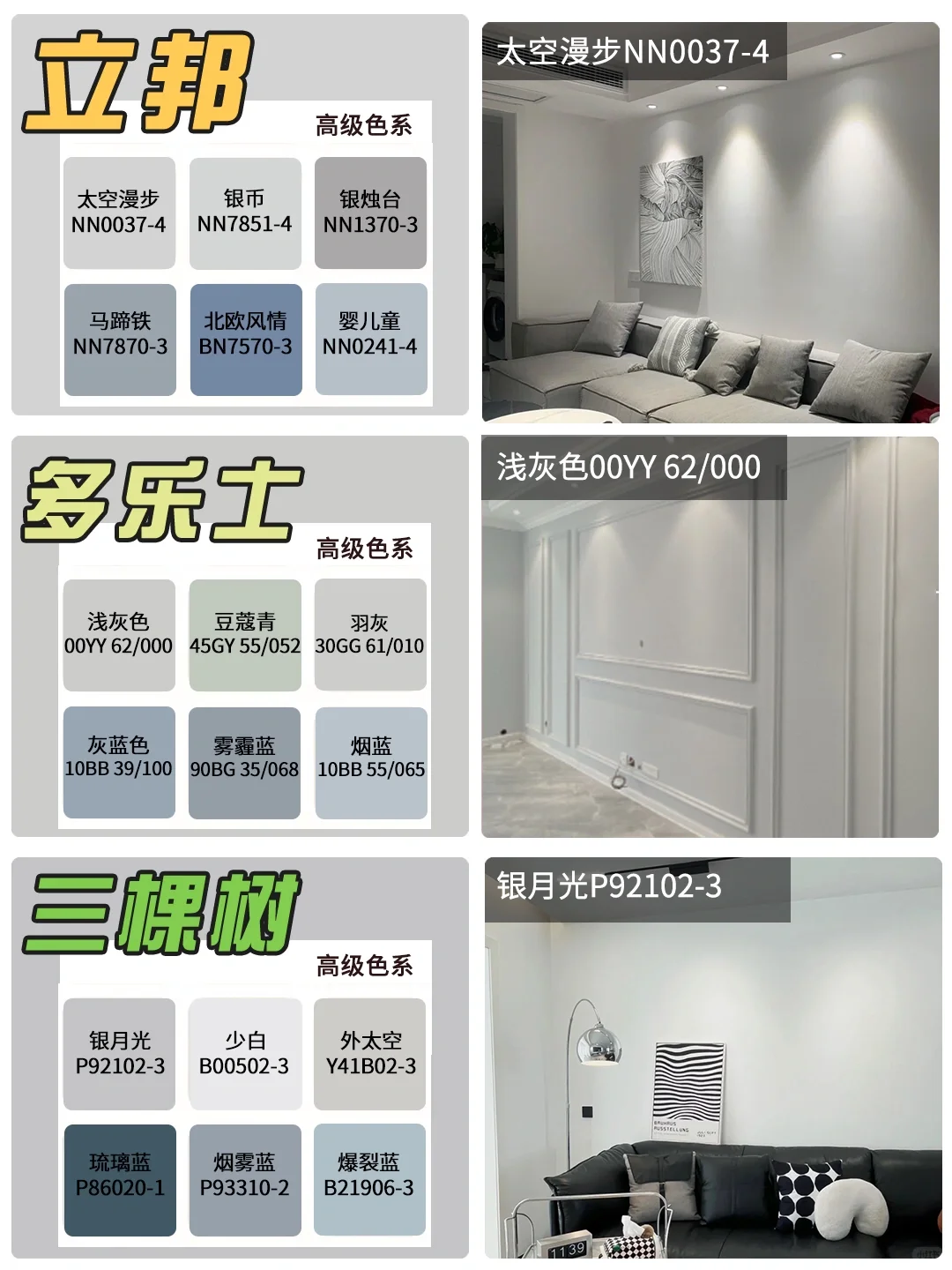 2025超火全屋乳胶漆配色❗️附全屋方案