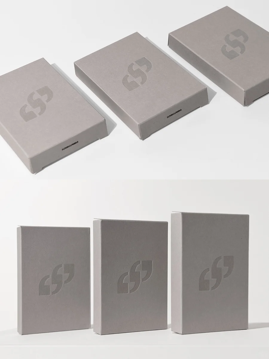 「越简单,越高级」高克重灰卡纸礼盒