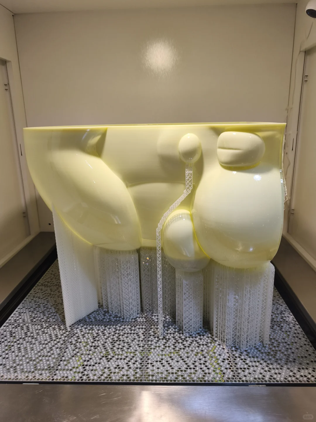 光固化3D打印——刚下机的瞬间！✨
