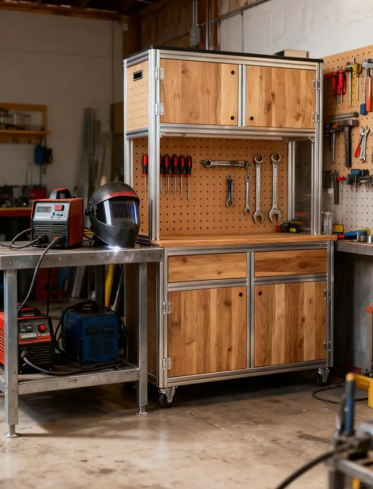 ?工具控狂喜！这工具柜秒变工业风实验室