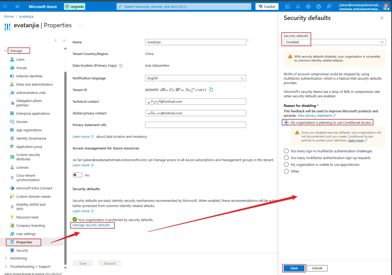启用访问控制 - Microsoft Entra ID