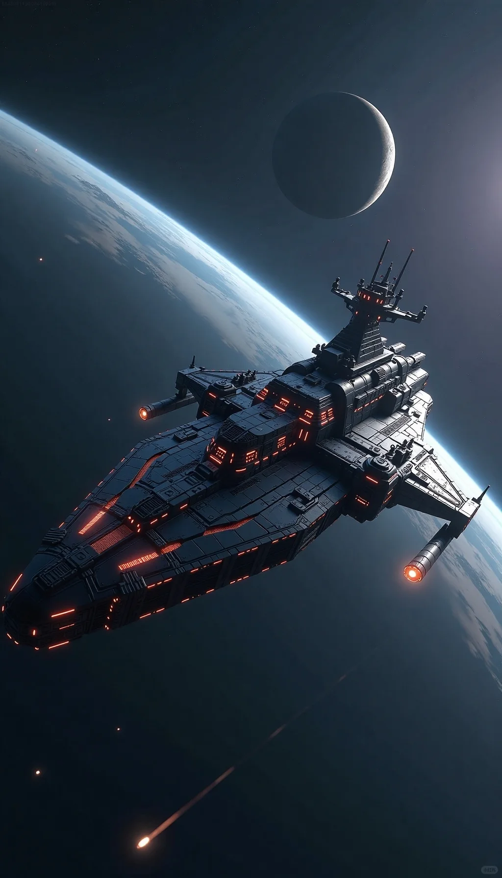 各种式样的太空飞船